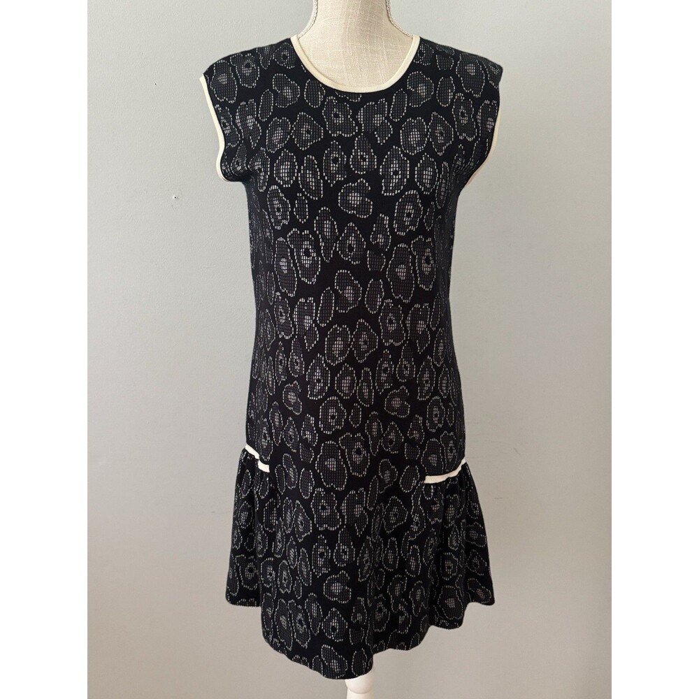 Marc by Marc Jacobs Cassidy Jacquard Sweater Dress Black Size Small